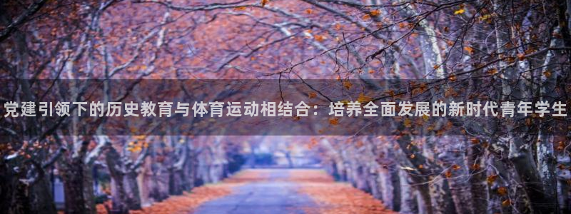速球体育官方版下载：党建引领下的历史教育与体育运动相结合：培养全面发展的新时代青年学生